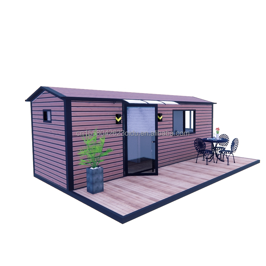 Modern Design Modular Steel Container House Prefabricated Flat Pack for Outdoor Aluminum Alloy Windows Included in Design