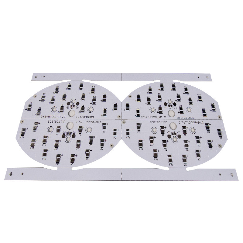Vehicle Light Thick 2.0mm Single Sided PCBs Round LED Circuit Board