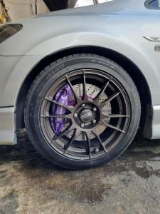 Quality Toyota Previa 4 Piston Car Brake Calipers Painted Purple Color wholesale