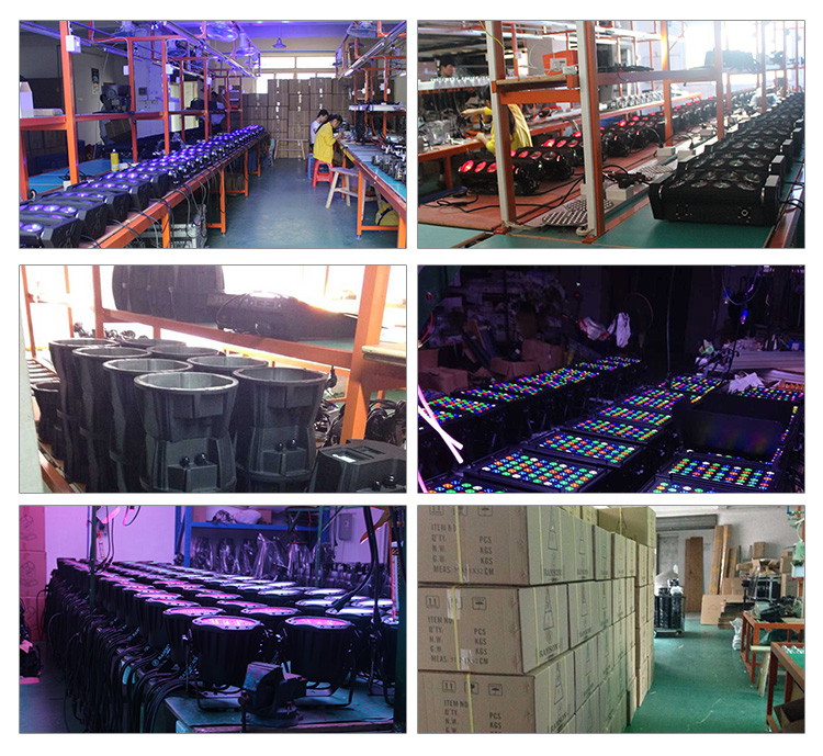 6 X15w Rgbw Bee Moving Head Led Disco Light High Brightness 110 - 240v Sound Actived