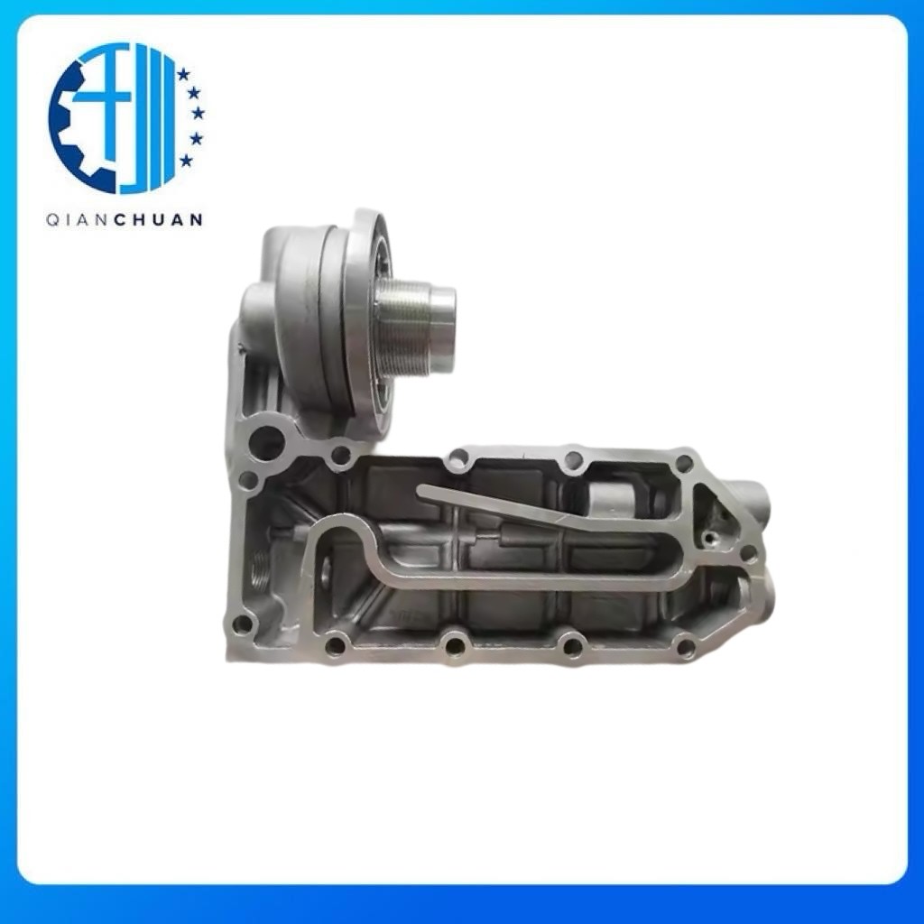 Lubricating Oil Cooler Cover 5450365 3974324 For 6CT 6L Excavator Engine Spare Parts