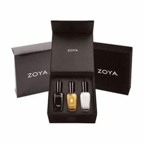 custom nail polish packaging gift box book shape nail polish paper box with