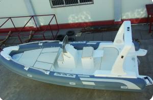Quality Rigid Hull Transport Tour Inflatable RIB Boats With 1.2mm PVC Tube wholesale
