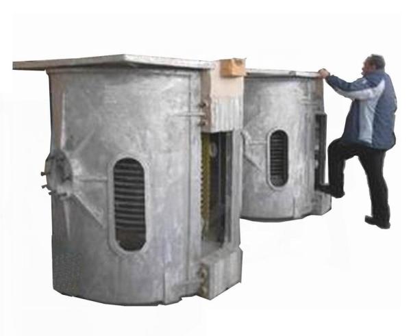 Cheap Scrap Induction Melting Furnace For Metal Steel / Copper 1000HZ Frequency for sale
