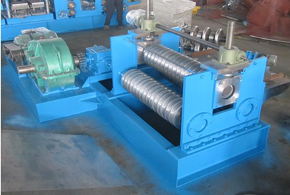 2 - 4mm Thickness silo Culvert Sheet Metal Roll Forming Machine Track Cutting