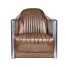 Buy cheap All Leather Aviator Tub Chair Tomcat Aviator Armchair With Aluminium Frame from wholesalers