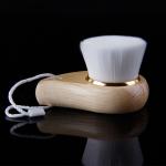 Bamboo Carbon Fiber Hand Face Brush Remove Blackheads For Make Up