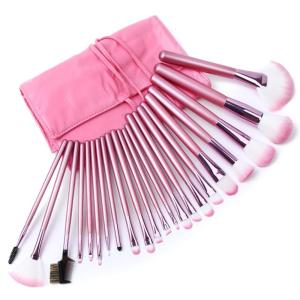 Quality beauty brush make up face brush pink color girl's best love 22pcs full set cosmetics brush wholesale