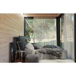 Wooden Foundation Tiny House on Steel Structure Container House Portable Prefab