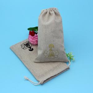 Quality Jewelry Package Natural Color 10x12cm Jute Drawstring Bag wholesale