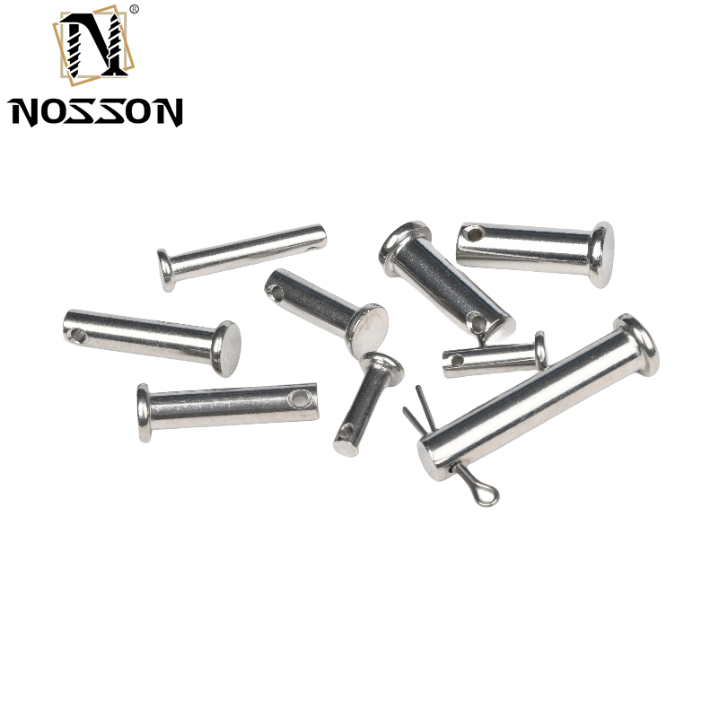 Top-Notch Performance Clevis Pins 304 Stainless Steel Cylindrical Pin with Hole Locating Pin and Longer Life TiCN Finish