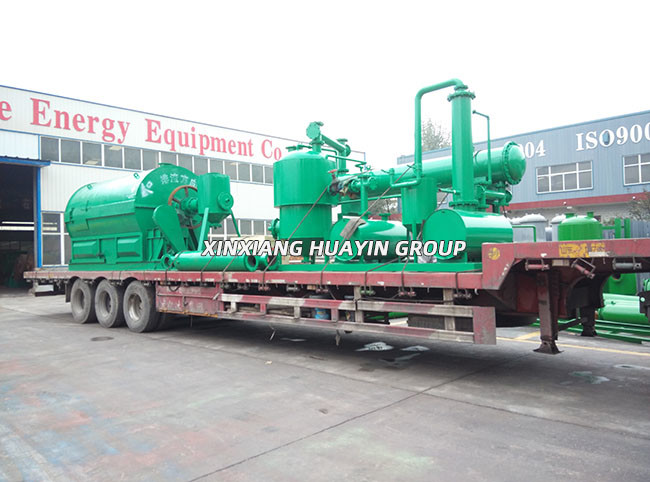 Economic Type Small Pyrolysis Plant 1 Ton Plastic To Diesel Fuel Mobile