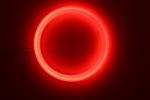 Cotton Light Cob Led Angel Eyes Car Headlight Aperture 70MM RED BLUE Fog Lamp 12