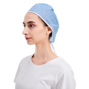 Quality SMS Medical Non Woven Disposable Cap Blue 64x13cm wholesale