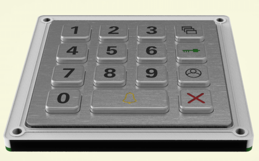 15 Keys Smart Home System Door Bell Metal Keypad Water Proof Vandal Proof