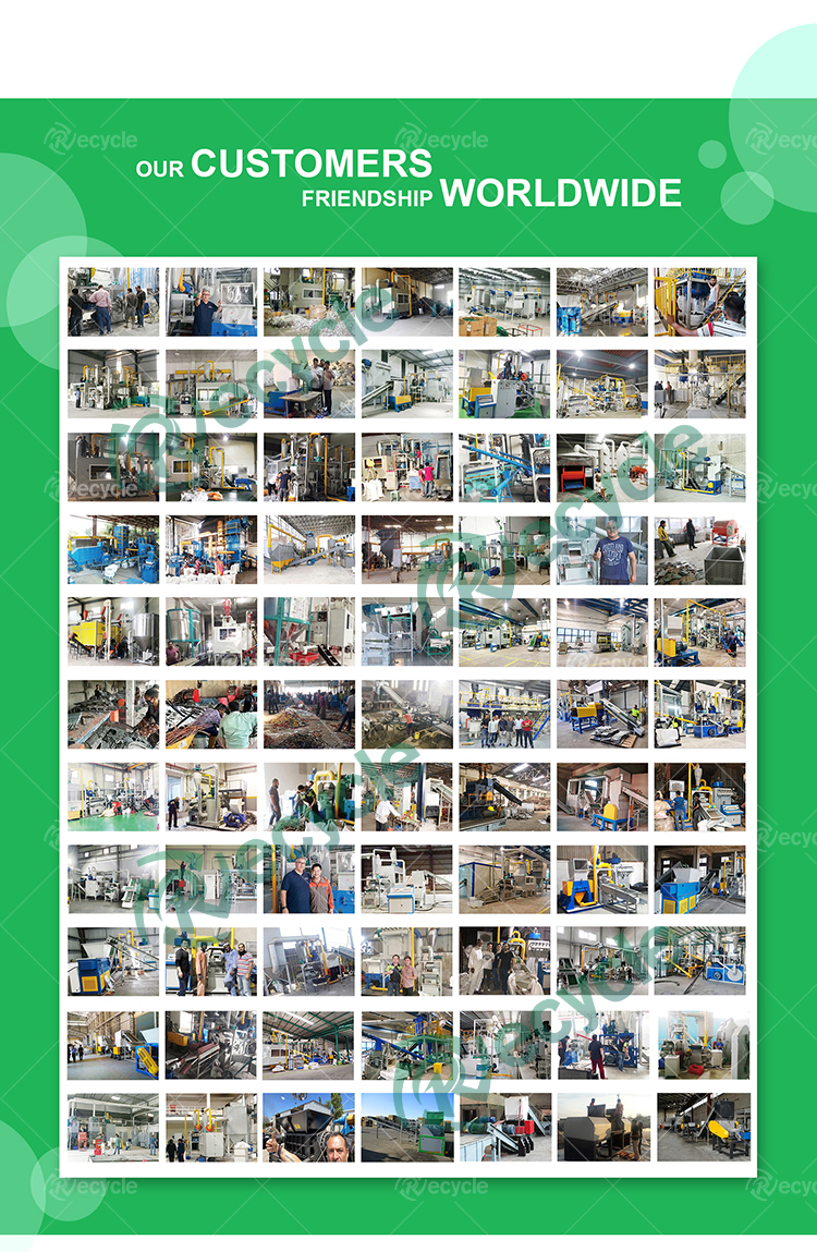 Automnatic Solar Panel Recycling Production Line 1500KG/H 1 Year Warranty