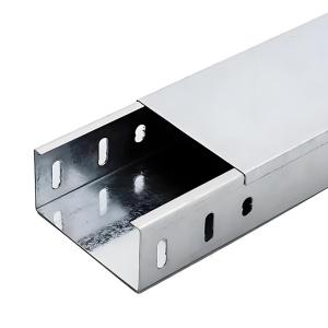 Quality Fire Resistance Metal Cable Tray With Cover ISO9001 Certified Ss Cable Tray For Cable Organization wholesale