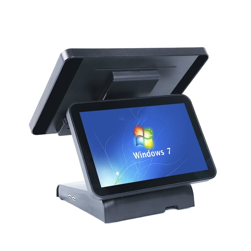 J3710 15 Inch Windows POS System Dual Panel All In One Touch Screen