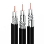 RG6 Quad Shield CCTV Coaxial Cable For Communication