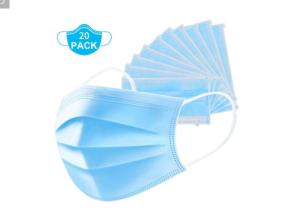 Quality Non Woven 3 Layer Face Mask Excellent Bacterial Filtration Properties wholesale