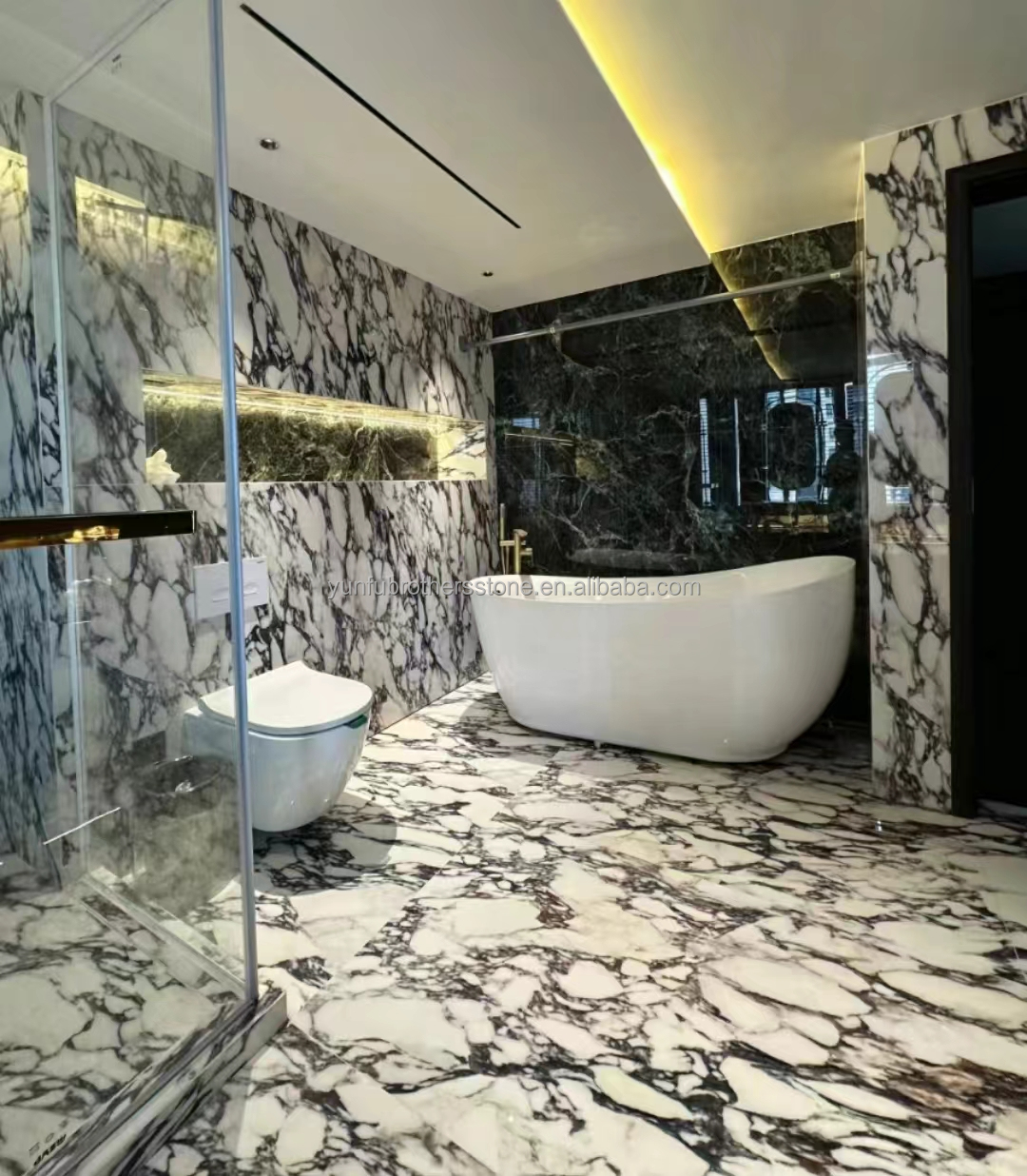 Natural Italian Calacatta Viola Marble Slabs for Modern Kitchen Countertop and Indoor Wall