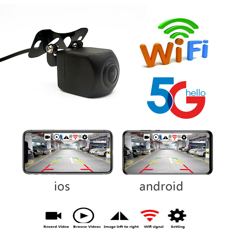 IP69 Waterproof Wifi Rearview Camera IOS Android APP Control