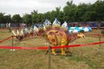 Kawah Life Size Dinosur Statue Fiberglass Large Dragon Sculptures