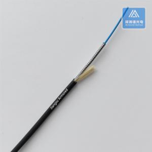 Quality Simplex SM Spiral Armored Fiber Cable 3.0mm Black LSZH Rodent Resistant FTTH wholesale
