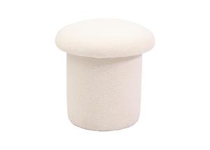 Quality 42cm Height Beige Velvet Seat With 70KG Loading Capacity wholesale
