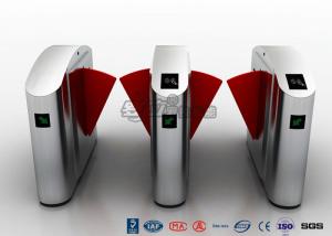 Quality Bi Directional Turnstile Barrier Gate Security Optica Indoor Outdoor Flap Entrance wholesale