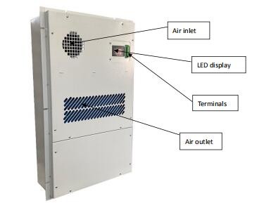 37U 40U Outdoor Telecom Cabinet , 19 Inch Rack Outdoor Battery Enclosure