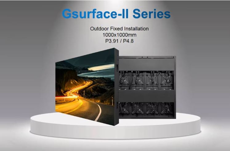Curved Exterior Building 3D Billboard Big Screen Video Led Image Display P3.9 Fixed Advertising Screen Display Outdoor