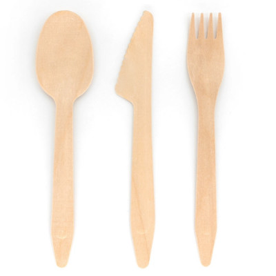 185mm disposable 100% natural material reinforced wooden coffee catering spoon wrapped individually for home and kitchen