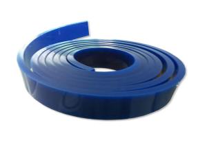 Quality 50 × 9 ×4000 MM 75A Screen Printing Materials Printing Squeegee Roll Blue Green Red Color wholesale