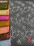 Luxury fabric wedding dress High Quality Handmade Beaded lace with sequins