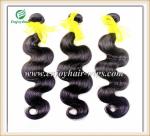 Brazilian 5A virgin remy hair weave ,natural color(can be dye) body wave 10''-26