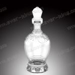 Heavy Base Luxury 1500g 1 Liter Glass Liquor Bottles