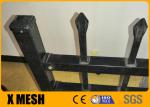 Bronze Color Commercial Steel Fencing ASTM F2408 96 Inches