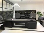 Dark Series Large Office Desk , Contemporary Office Desk OEM / ODM Accepted