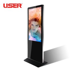 Quality Indoor Floor Standing Touch Screen Kiosk Digital Ad Display Floor Stand Customized Size wholesale