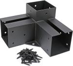 Nature Pressure Treated Wood Bracket for Stable Fixed Pergola in Garden Outdoor