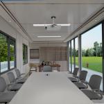 Fuqian Double Decker Apple Themed Container House For Hotel Use Prefab Houses