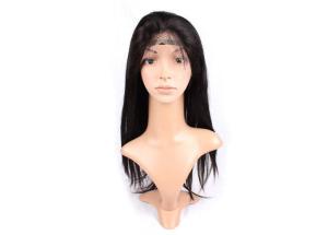 Quality Peruvian Natural Straight Virgin Lace Front Wigs Human Hair Full Head wholesale