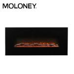 2380mm Wall Fireplace Heater Two Levels Painted Glass Electric Fireplace