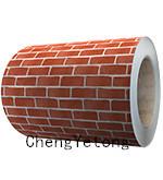 Construction Decoration Sheet Metal Coil , 0.40MM Brick Grain Galvalume Steel
