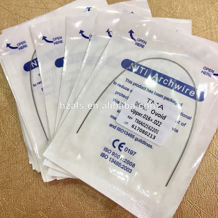 Dental Orthodontic Elastics Chain Ligature Braces Wires 0.018 0.020