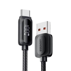 Quality Cotton Yarn USB A To Type C Cable 100W ESSAGER ES-X57 Series wholesale