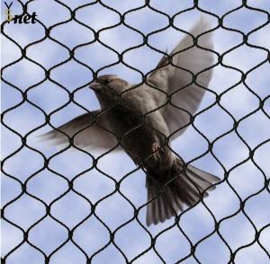 Quality Heavy Duty No Knot Bird Netting Flame Resistant Knot Less Netting Black wholesale