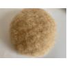 Buy cheap Full skin afrto toupee PU toupee with small knots high density afro toupee 613 from wholesalers