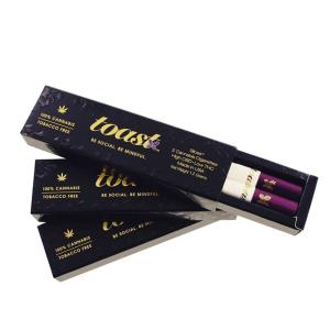 Quality Soft Touch Lamination Folding Cigarette Packaging Drawer Box wholesale